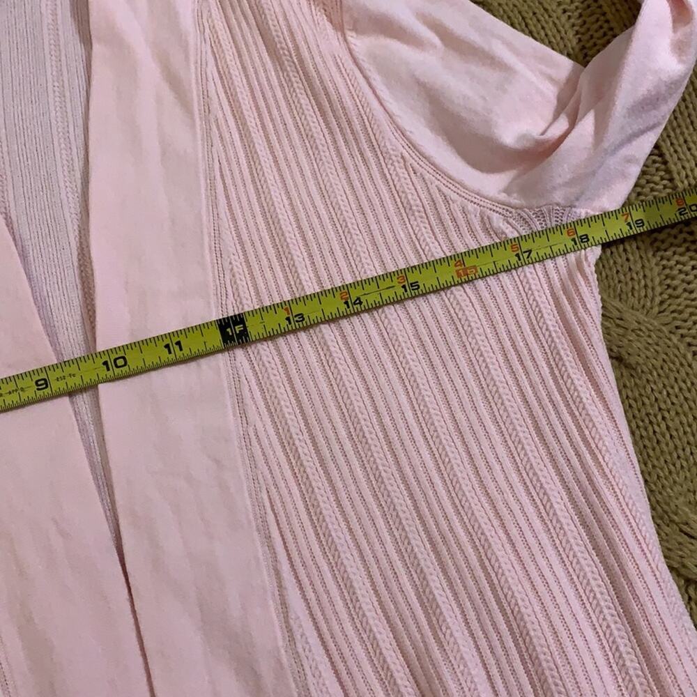 Talbots pink duster sweater - Picture 8 of 12